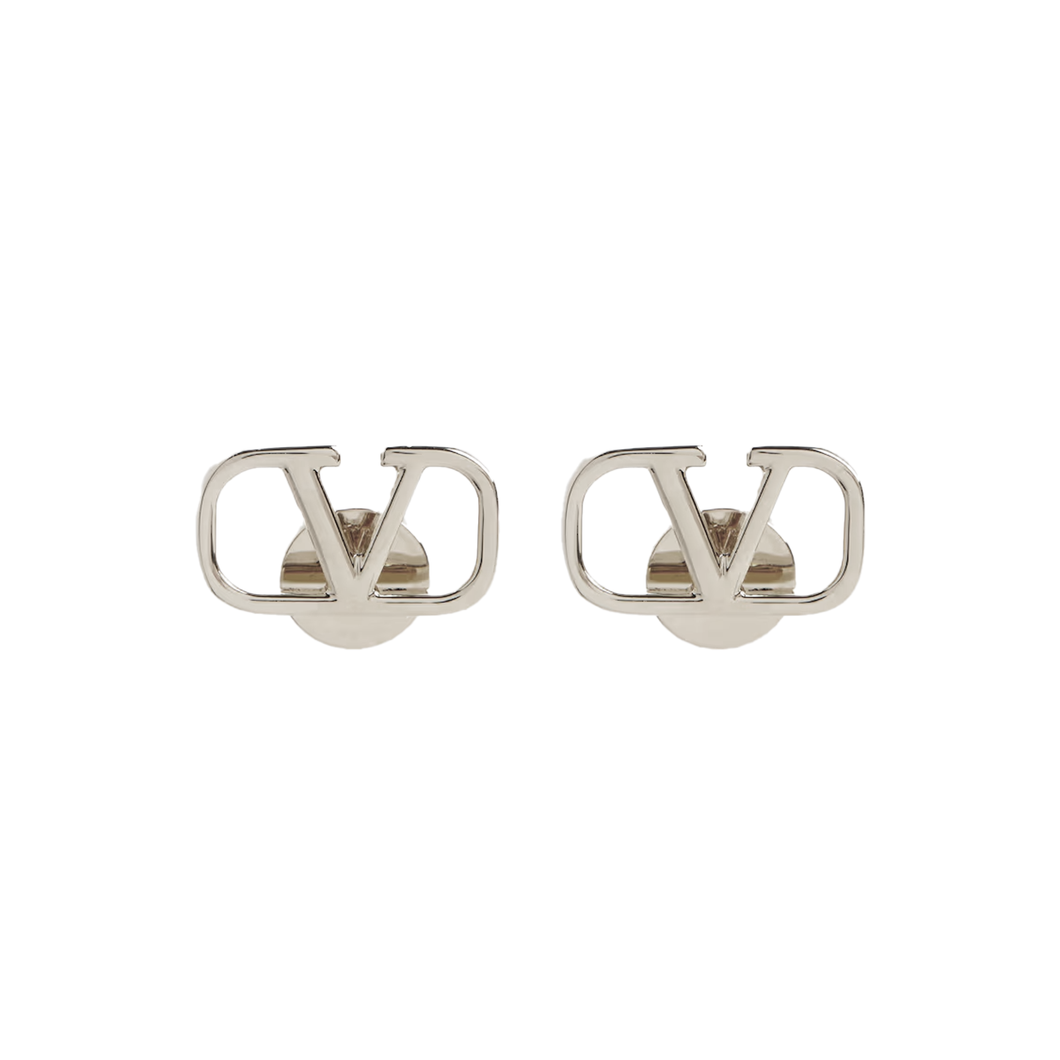 V LOGO EARRINGS