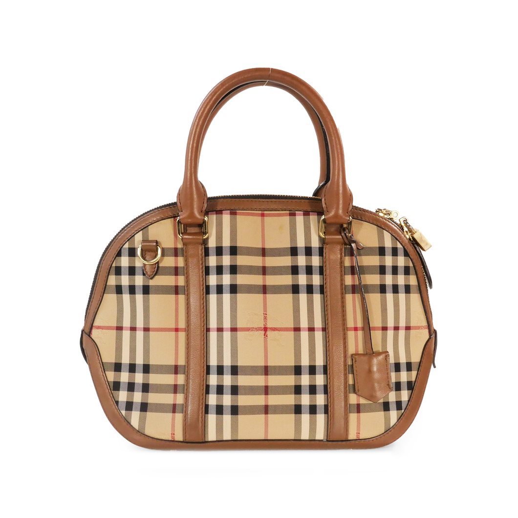 CHECK HANDBAG